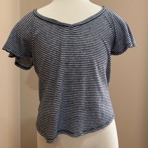 Gray and Black Tee